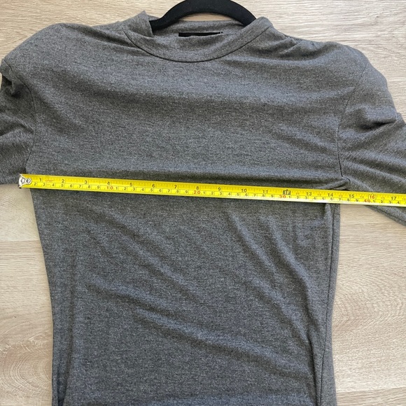 WinWin Womens Dress Size Small Gray High Spilt Bodycon Mock Neck - Picture 9 of 13